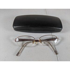 Morel France Lightec 6530L MM 000 Eyeglasses Frame 50-16-135 Brown/Clear VC30
